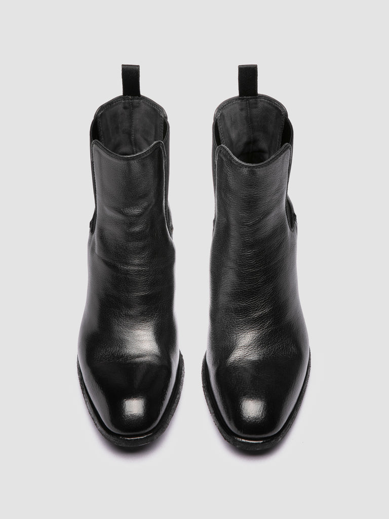 SYDNE 001 - Black Leather Chelsea Boots