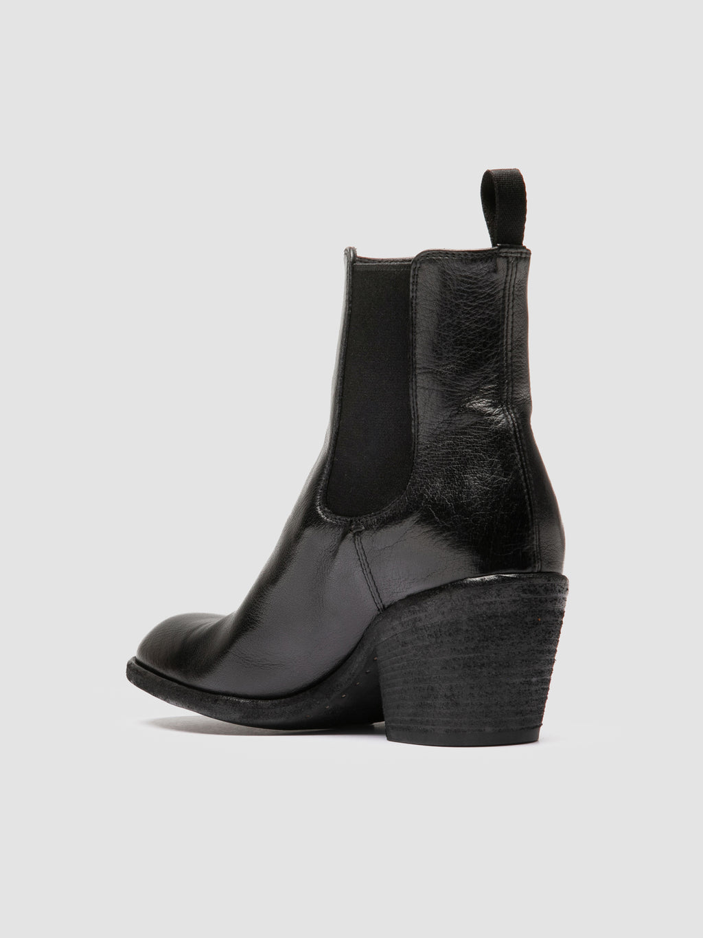 SYDNE 001 - Black Leather Chelsea Boots