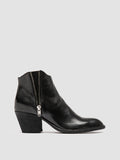 SYDNE 015 - Black Leather Ankle Boots