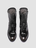 SYDNE 018 - Stivali con Zip in Pelle Nera