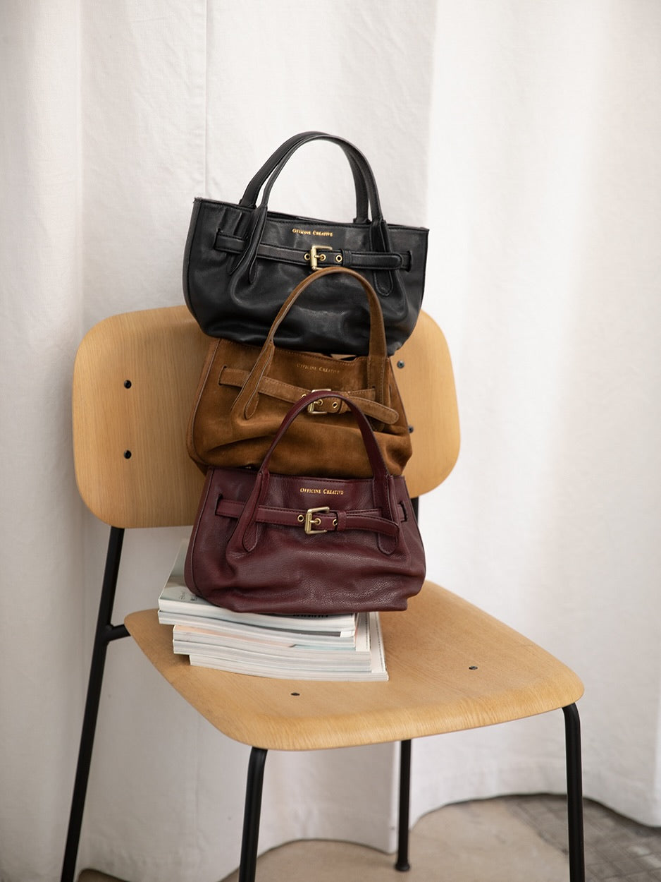 Officine Creative - Women's Leader and suede hand bags