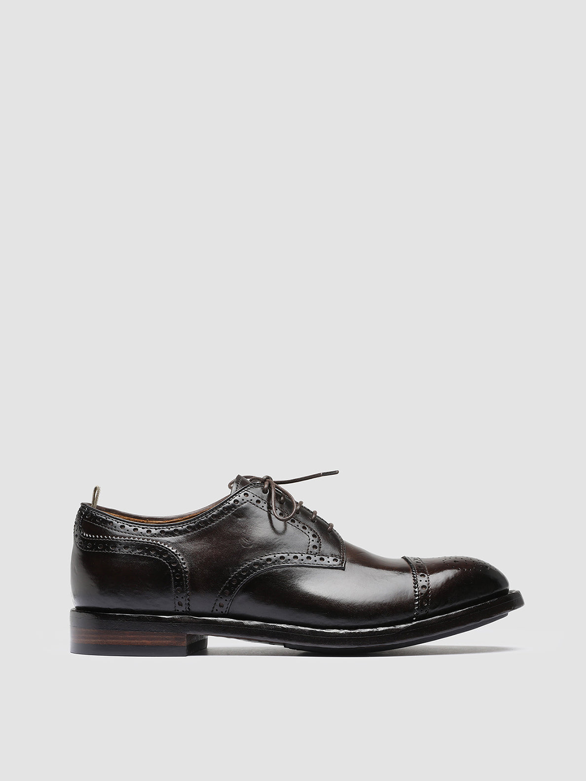 Officine Creative TEMPLE 003 Scarpe Derby in Pelle Marrone