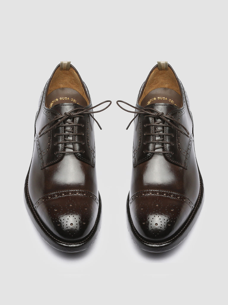 TEMPLE 003 - Brown Leather Derby Shoes Men Officine Creative - 2