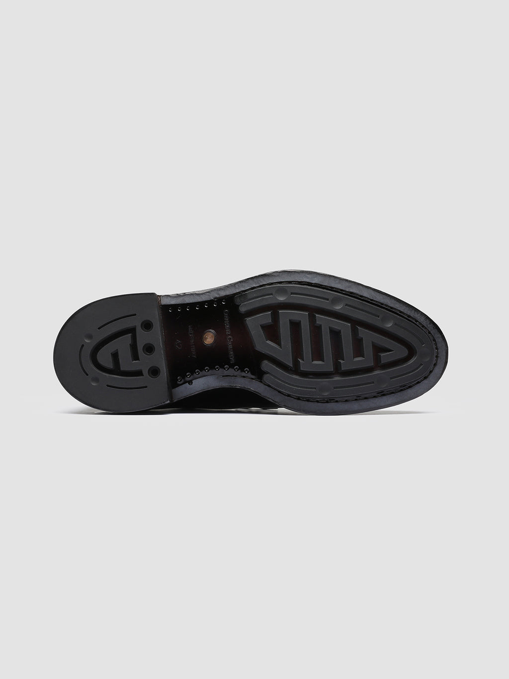 TEMPLE 001 - Black Leather Oxford Shoes