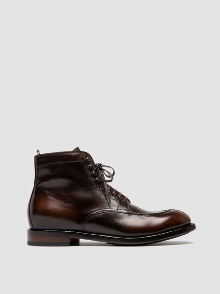 Stivaletti Oxford Uomo In Pelle PU Con Lacci - Casual Ed Eleganti, Modello KM315EU