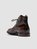 TEMPLE 006 - Brown Leather Lace-up Boots Men Officine Creative - 4