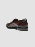 TEMPLE 016 - Burgundy Leather Penny Loafers