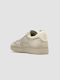 THE ANSWER 107 - Sneaker Basse in Nabuk Bianco Sporco