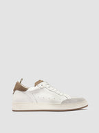 THE ANSWER 001 - Sneaker in Pelle e Pelle Scamosciata Bianca