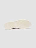 THE DIME 001 - Sneaker Basse in Pelle Scamosciata Bianco Sporco