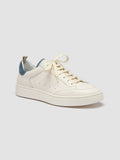 THE DIME 001 - Off White leather Low Top Sneakers