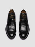 TULANE 002 - Black Leather Penny Loafers