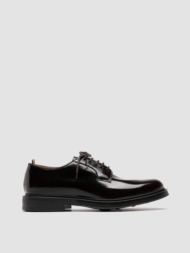 UNIFORM 003 - Burgundy Leather Derby Shoes