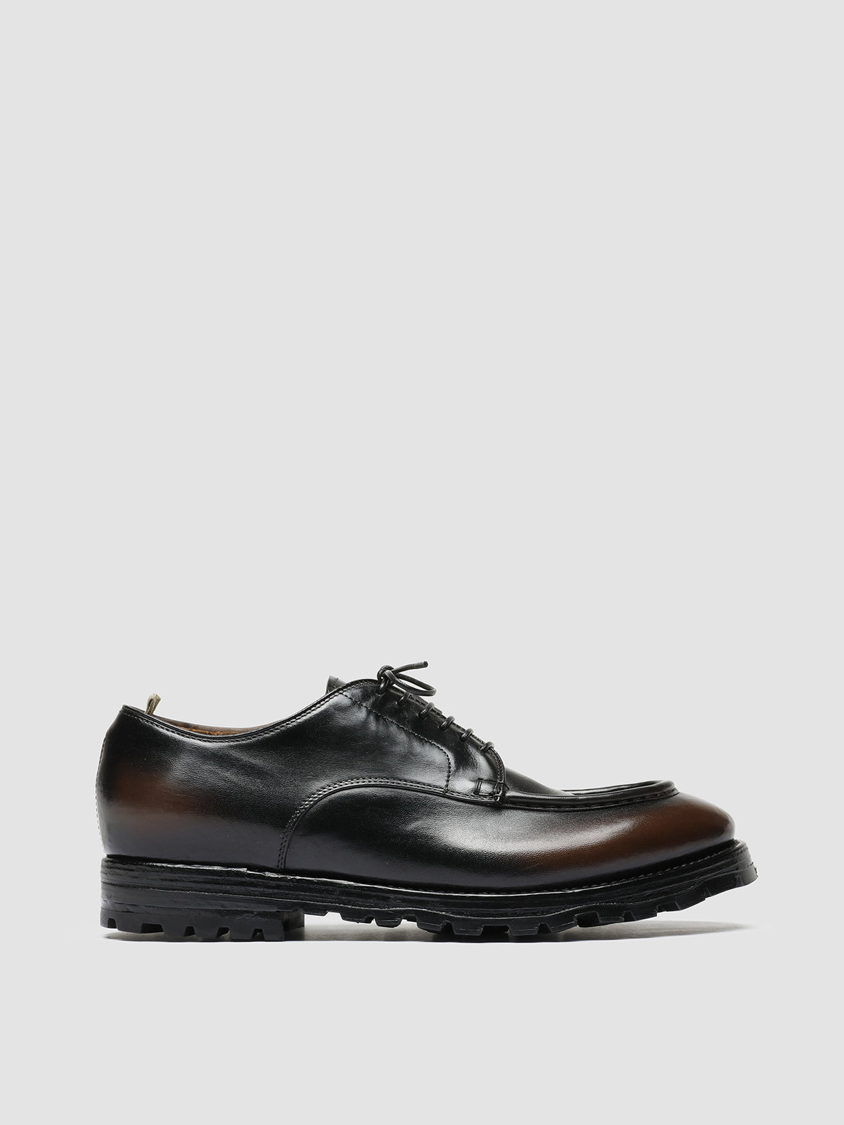 Officine Creative VAIL 009 Dark Brown Leather Derby Shoes