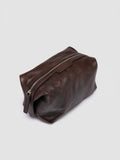 VANITY CASE 001 - Brown Leather Pouch