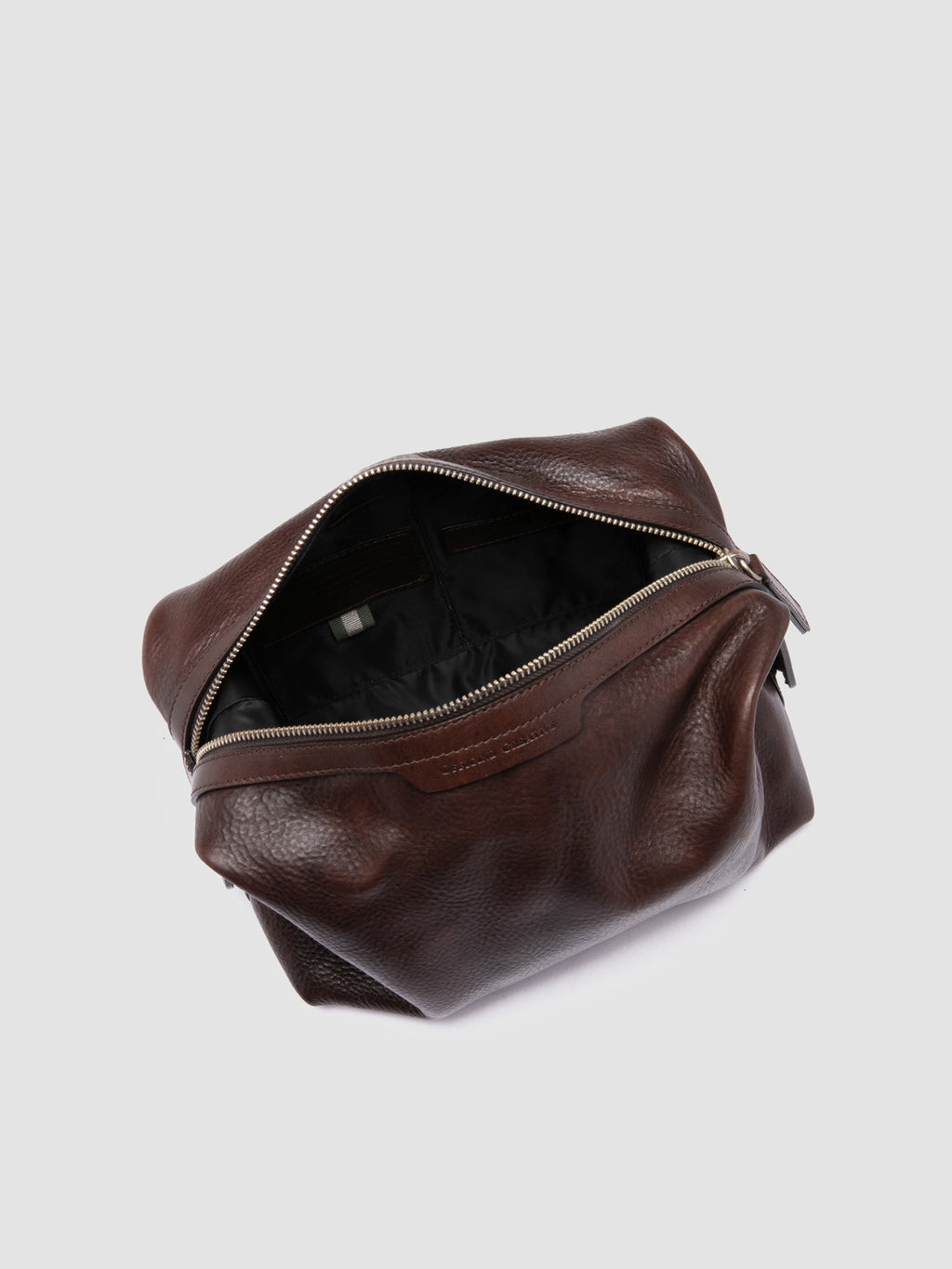 VANITY CASE 001 - Brown Leather Pouch