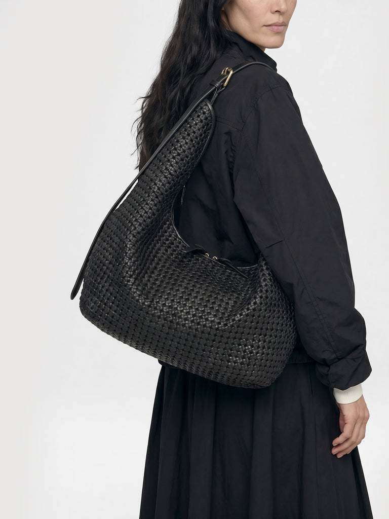 VICKY 002 - Borsa a Tracolla in Pelle Nera