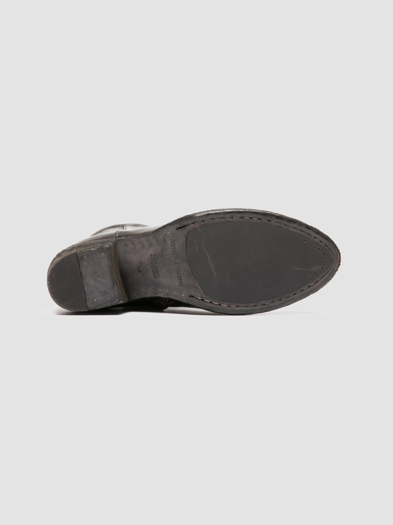 WADE 003 - Stivali con Zip in Pelle Grigia