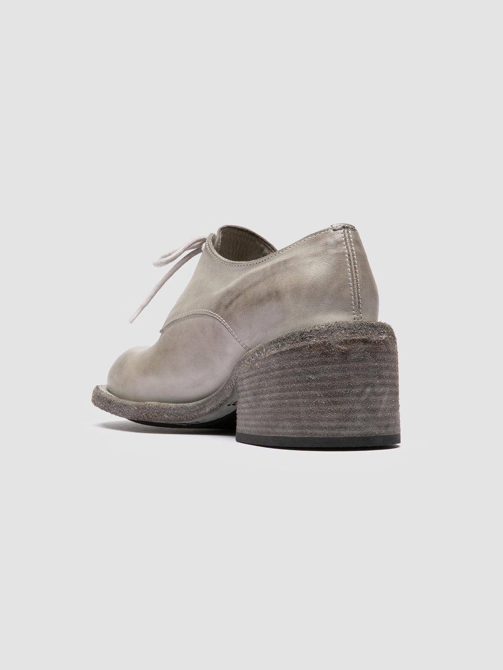 WILDS 001 - Grey Leather Derby Shoes Women Officine Creative - 4