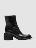 WILDS 004 - Black Leather Zipped Boots