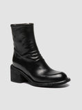 WILDS 004 - Black Leather Zipped Boots