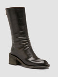 WILDS 006 - Brown Leather Zipped Boots Women Officine Creative - 3