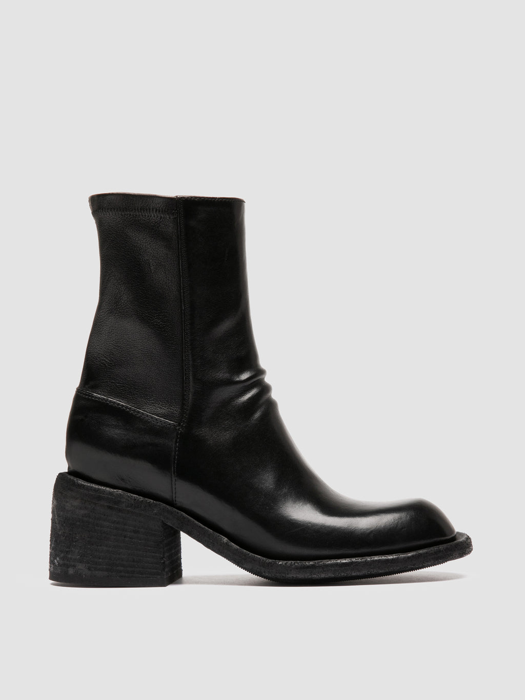 WILDS 019 - Black Leather Zipped Boots Officine Creative - 1