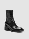 WILDS 019 - Black Leather Zipped Boots Officine Creative - 3