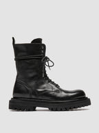 WISAL DD 106 - Stivali con Zip in Pelle Nera