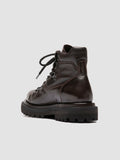 WISAL DD 121 - Brown Leather Lace Up Boots