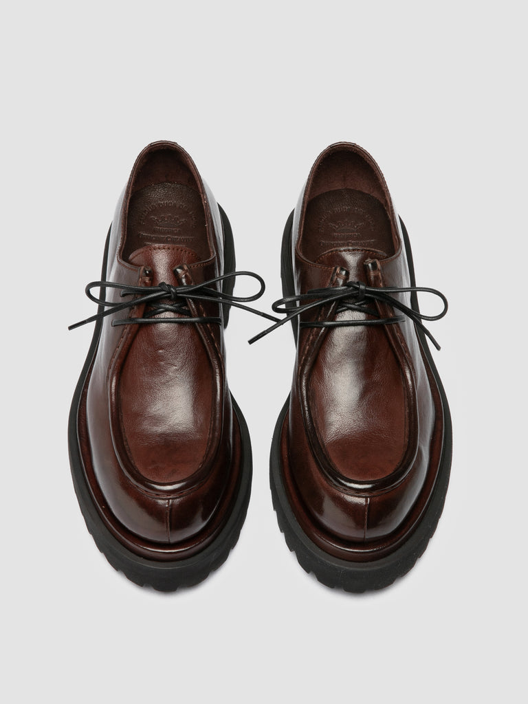 WISAL DD 125 - Derby in Pelle  Bordeaux