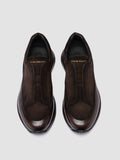 ZODIAC 001 - Sneaker Basse in Camoscio e Pelle Marrone