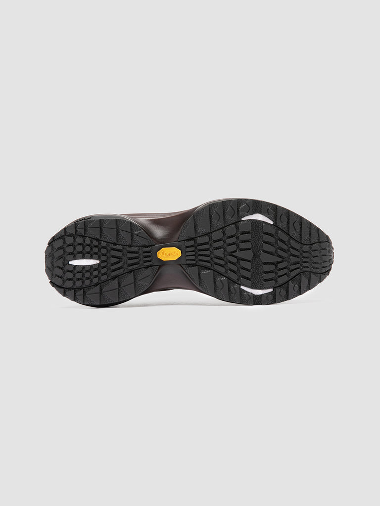 ZODIAC 001 - Sneaker Basse in Camoscio e Pelle Marrone
