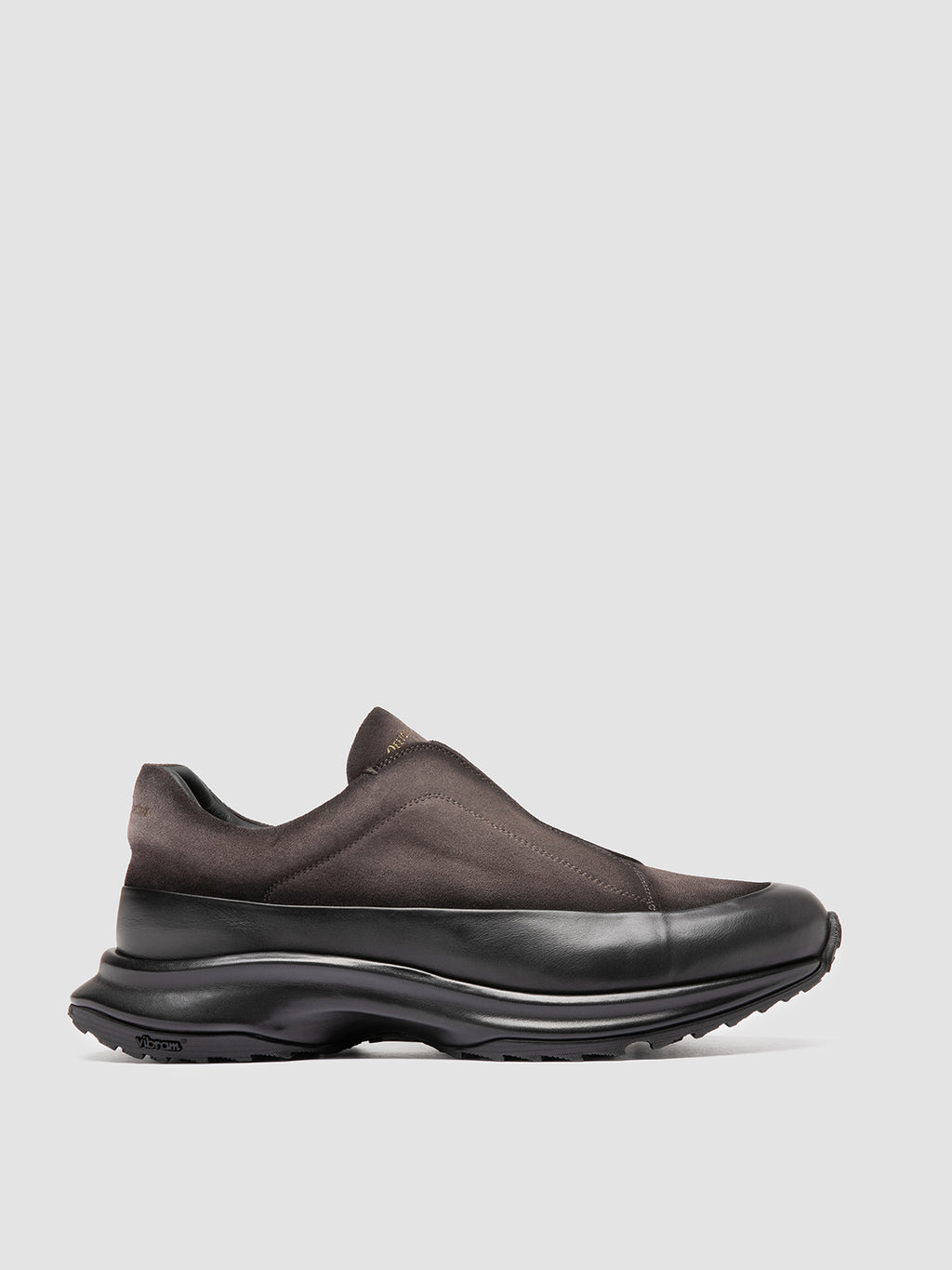 ZODIAC 001 - Sneaker Basse in Camoscio e Pelle Grigia