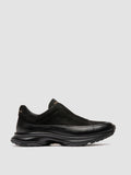 ZODIAC 001 - Sneaker Basse in Camoscio e Pelle Nera