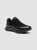 ZODIAC 001 - Sneaker Basse in Camoscio e Pelle Nera