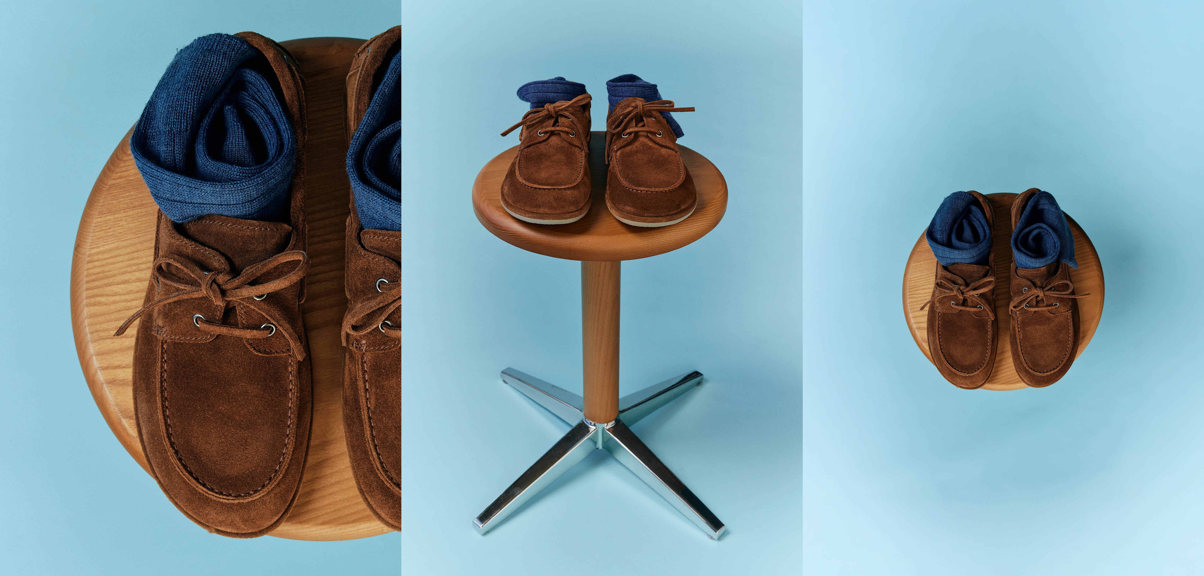 Officine Creative - women's brown suede boat shoes