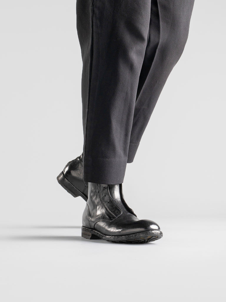 ARBUS 022 - Black Leather Ankle Boots Men Officine Creative - 7