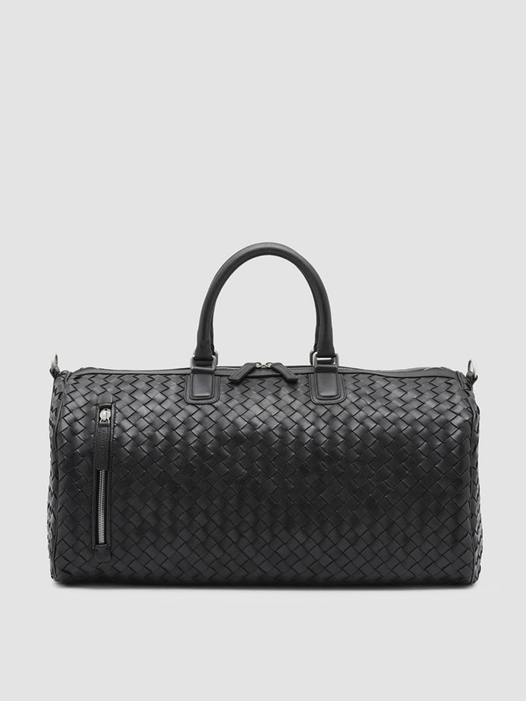 ARMOR 01 - Black Leather Weekender  Officine Creative - 1