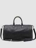 ARMOR 01 - Black Leather Weekender  Officine Creative - 4