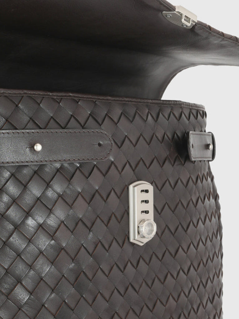 ARMOR 02 - Brown Leather briefcase  Officine Creative - 5
