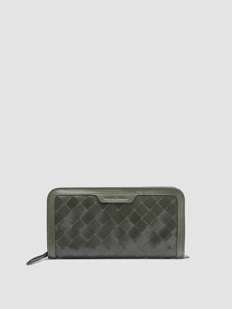 BERGE’ 101 - Green Leather wallet  Officine Creative - 1