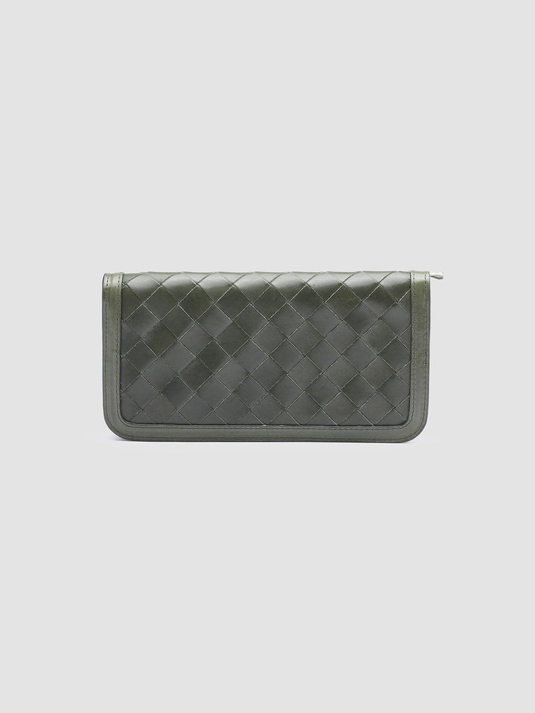 BERGE’ 101 - Green Leather wallet  Officine Creative - 2