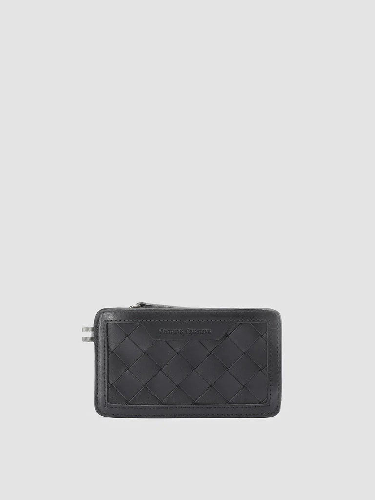 BERGE’ 103 - Black Leather Card Holder  Officine Creative - 1