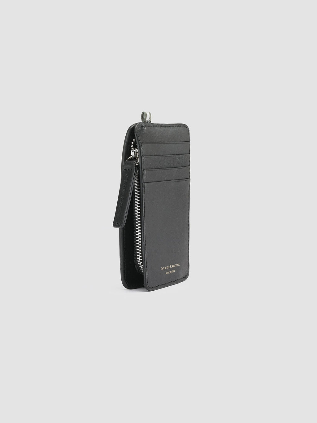 BERGE’ 103 - Black Leather Card Holder  Officine Creative - 3