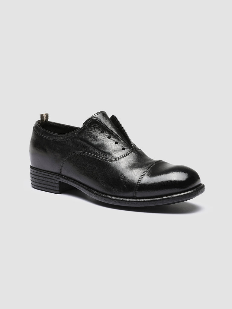 CALIXTE 003 - Black Leather Oxford Shoes Women Officine Creative - 3