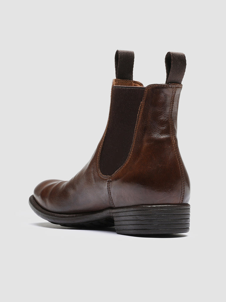 CALIXTE 004 - Brown Leather Chelsea Boots Women Officine Creative - 4