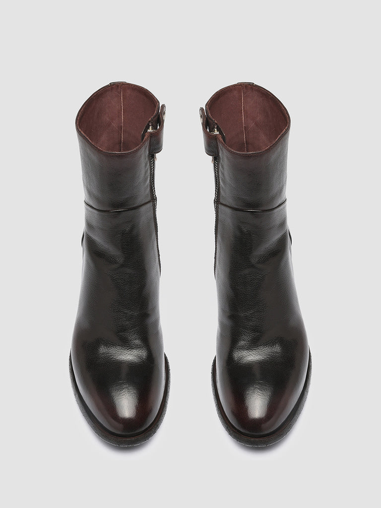 DENNER 107 - Brown Leather Ankle Boots
