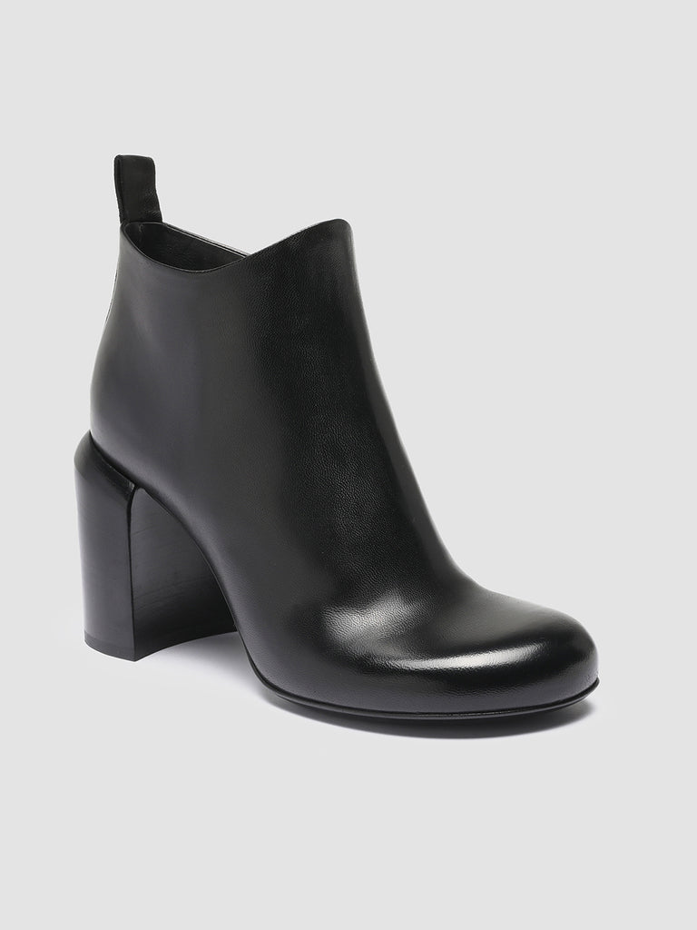 ESTHER 001 - Black Nappa Leather Ankle Boots Women Officine Creative - 3