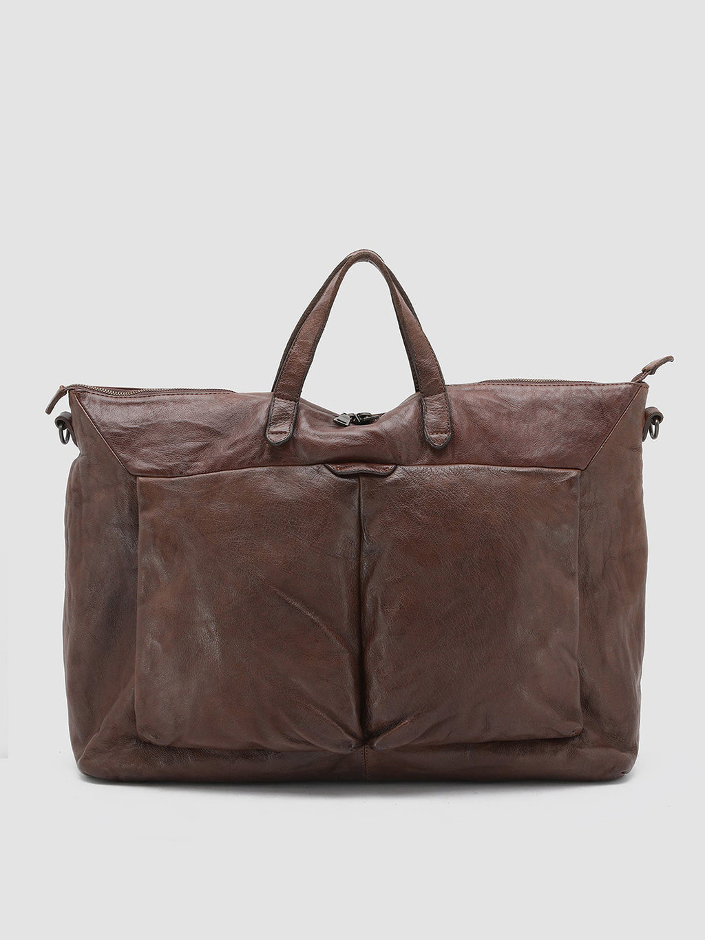 HELMET 26 - Brown Leather Tote Bag  Officine Creative - 1